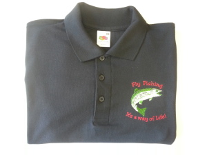 fly fishing polo t shirt
