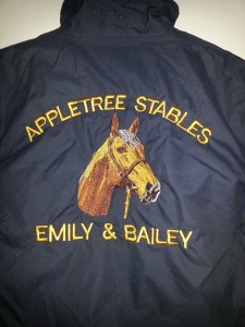 horse embroidered logos