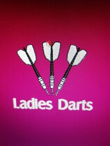 darts embroidered logo wigan