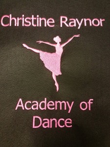 embroidered dance logos