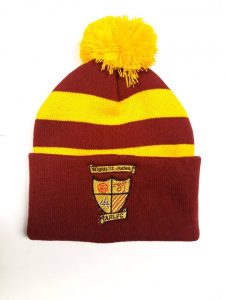 embroidered bean hats 